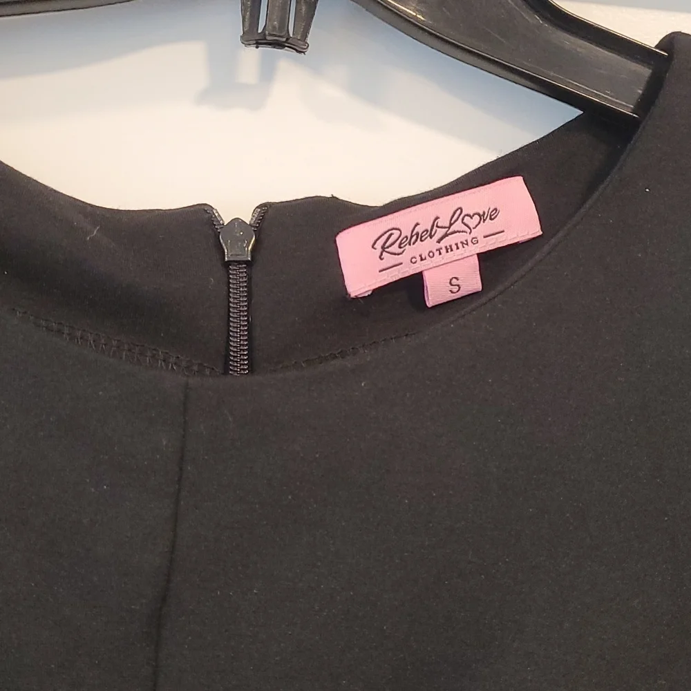 Black Rebel Love Superfly Pencil Dress in US size Small. - Picture 3 of 6